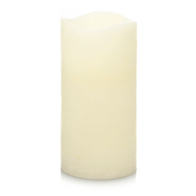 Led Pillar Candle Medium Vanilla thumbnail 2