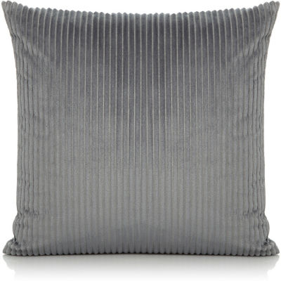 Charcoal Jumbo Cord Cushion thumbnail 2