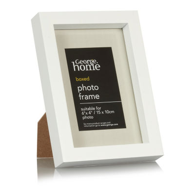 White Boxed Frame 6 x 4Inch