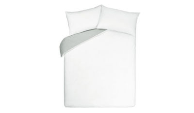 White Reversible King Duvet Cover thumbnail 2