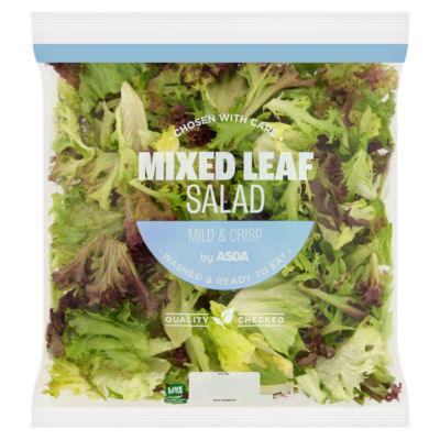 ASDA Mild & Crisp Mixed Leaf Salad 200g