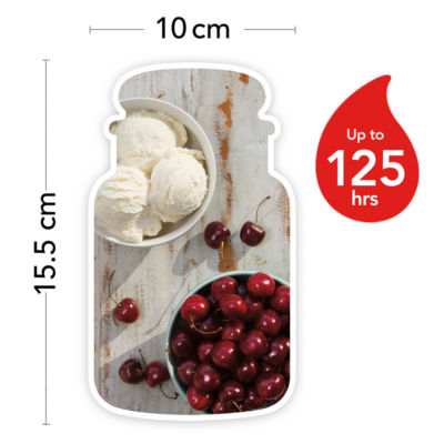 Large Candle Jar Cherry Vanilla thumbnail 4