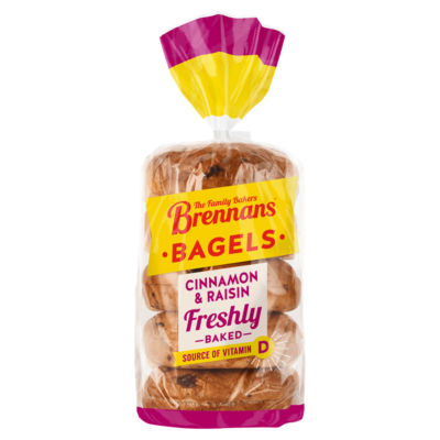 Cinnamon & Raisin Bagels 425g thumbnail 2