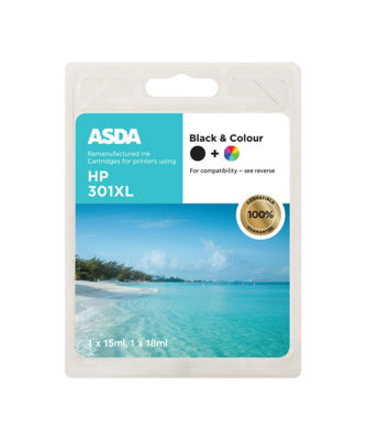HP301XL Black & Colour Ink Cartridges thumbnail 2