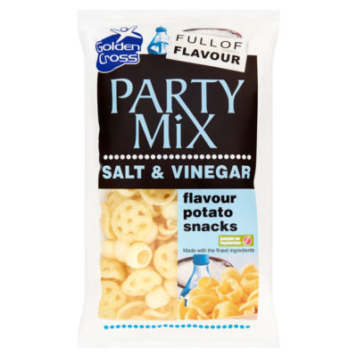 Party Mix Salt & Vinegar Flavour Potato Snacks 125g