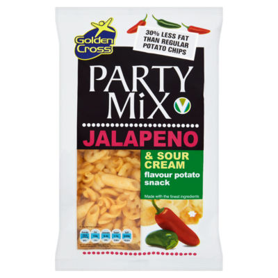 Party Mix Jalapeno & Sour Cream Flavour Potato Snack 125g thumbnail 2