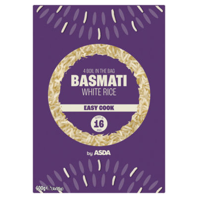 Boil in the Bag Basmati White Rice 4 x 125g (500g) thumbnail 2