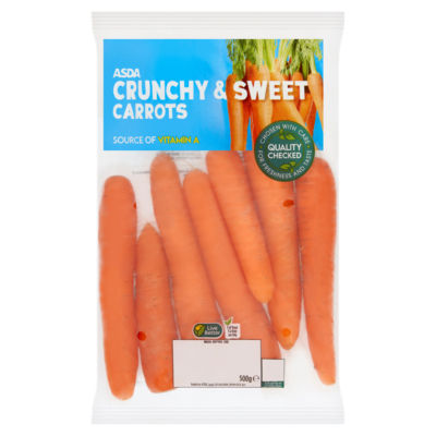 ASDA Grower's Selection British Carrots 500g