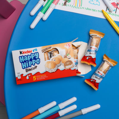 Happy Hippo Hazelnut and Milk Biscuit Single Bar thumbnail 4