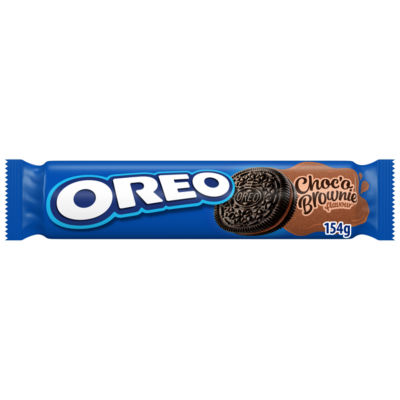 OREO Choco Brownie Sandwich Biscuits Pack 154g thumbnail 2