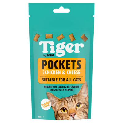 Tiger Pockets with Chicken & Cheese 60g