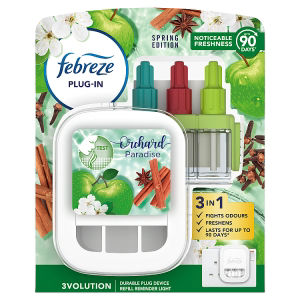 Febreze 3Volution Smart Programming Air Freshener Plug In Starter Kit Spiced Apple 20ML