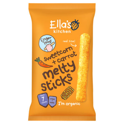Sweetcorn + Carrot Melty Sticks 7+ Months 16g