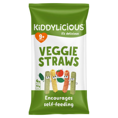 Veggie Straws 9+ Months 4 x 12g (48g) thumbnail 2