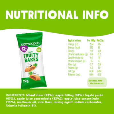 Apple Fruity Bakes 12+ Months 6 x 22g (132g) thumbnail 4