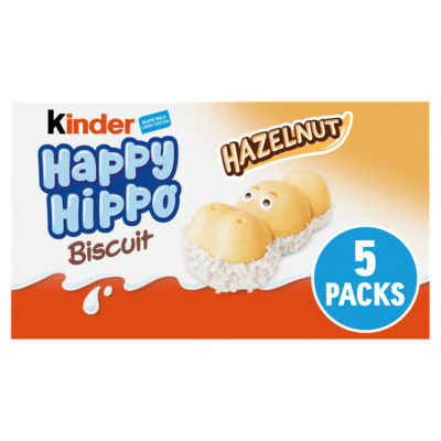 Kinder Happy Hippo Milk & Hazelnut Biscuits