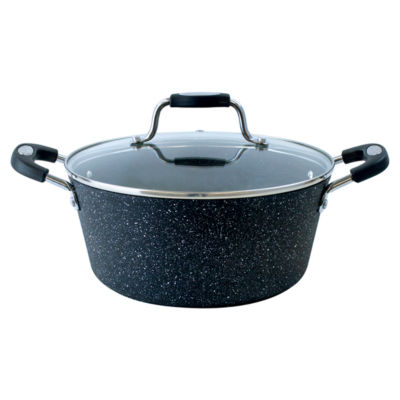 Black Neverstick Stock Pot thumbnail 2