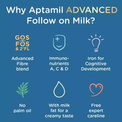 Advanced 2 Follow On Baby Milk Liquid Formula, Ready to Drink, 6-12 Months, 200 ml thumbnail 4