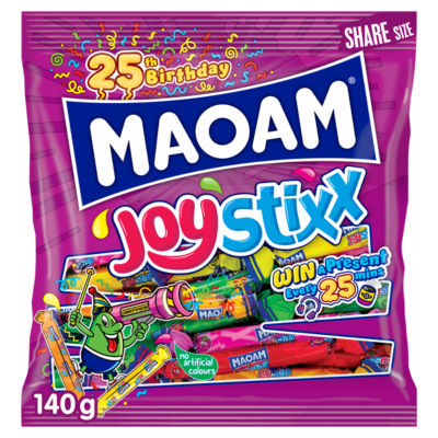 Joystixx Fruit & Cola Flavour Chewy Sweets Sharing Bag 140g thumbnail 2