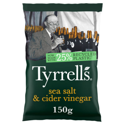 Sea Salt & Cider Vinegar Sharing Crisps 150g thumbnail 2