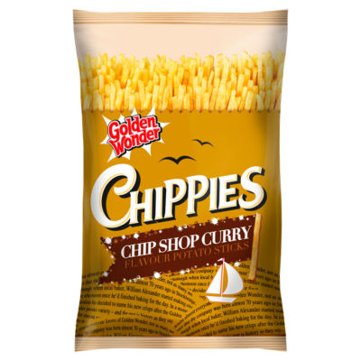 Chippies Chip Shop Curry Flavour Potato Sticks 100g thumbnail 2
