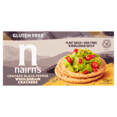Gluten Free Cracked Black Pepper Wholegrain Crackers thumbnail 2