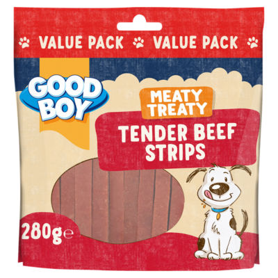 Meaty Treaty Tender Beef Strips 280g thumbnail 2