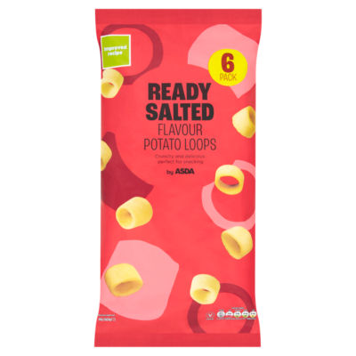 Ready Salted Flavour Potato Loops 6 x 24g (144g) thumbnail 2