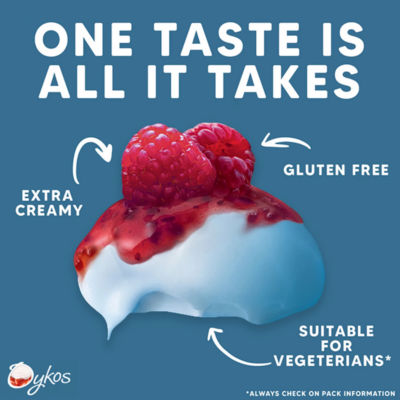 Raspberry Luxury Greek Style Yoghurt Dessert 4x110g thumbnail 3