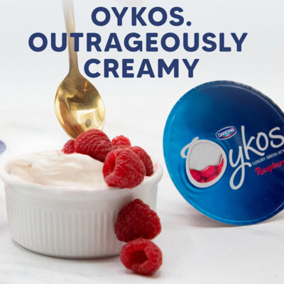 Raspberry Luxury Greek Style Yoghurt Dessert 4x110g thumbnail 4