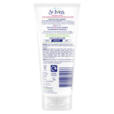 Even & Bright Pink Lemon & Mandarin Orange Face Scrub 150ml thumbnail 3
