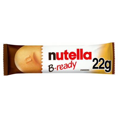 Nutella B-ready Hazelnut Chocolate Spread Filled Cereal Bar Snack 22g thumbnail 2
