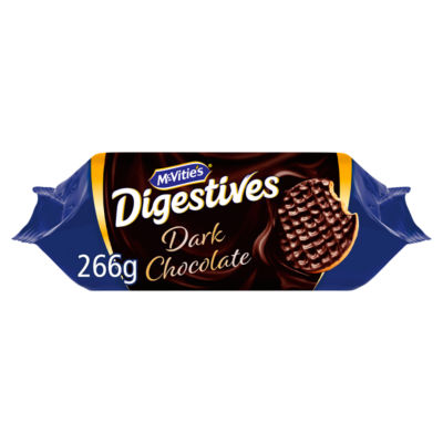 McVitie's Dark Chocolate Digestive Biscuits 266g thumbnail 2