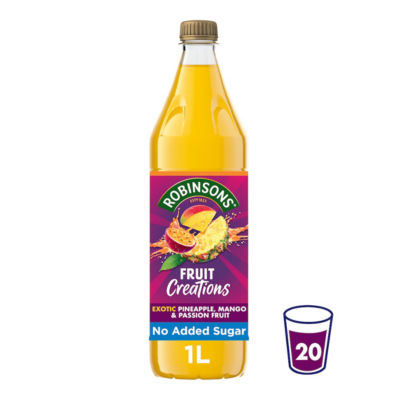 Robinsons Fruit Creations Pineapple, Mango & Passionfruit No Added Sugar
