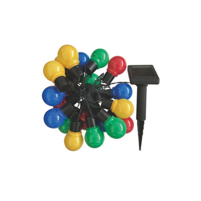 25 Bulbs Multi-coloured Solar-powered Globe Party Lights thumbnail 4