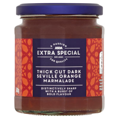 Extra Special Thick Cut Dark Seville Orange Marmalade 340g
