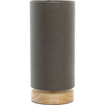 Grey Cylinder Table Lamp
