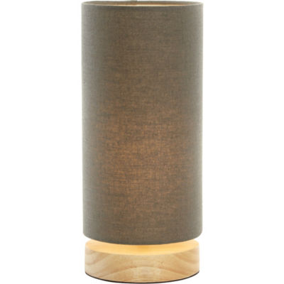 Grey Cylinder Table Lamp thumbnail 3
