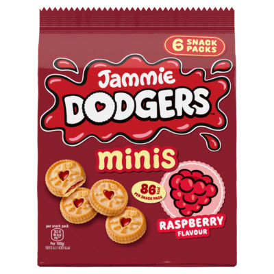 Minis Raspberry Flavour 120g (6 x 20g) thumbnail 2