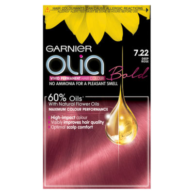 Olia Bold 7.22 Deep Rose Permanent Hair Dye thumbnail 2
