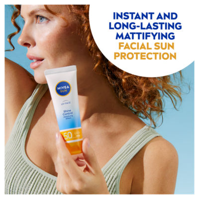NIVEA UV Face Shine Control Cream SPF 50  50ML thumbnail 4