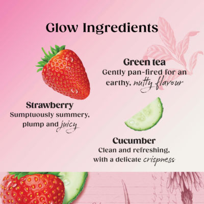 Superblends 20 Glow Strawberry & Cucumber with Green Tea & Aloe Vera 40g thumbnail 4