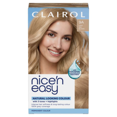 Nice'n Easy Permanent Hair Dye 9A Light Ash Blonde thumbnail 2