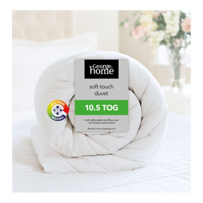 George Home Soft Touch Microfibre Super King Duvet - 10.5 Tog