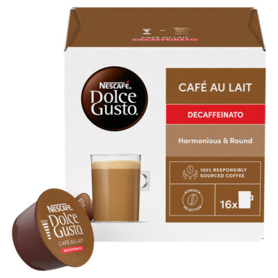 Dolce Gusto Café Au Lait Decaffeinato Coffee Pods x16 (16 Servings) thumbnail 3