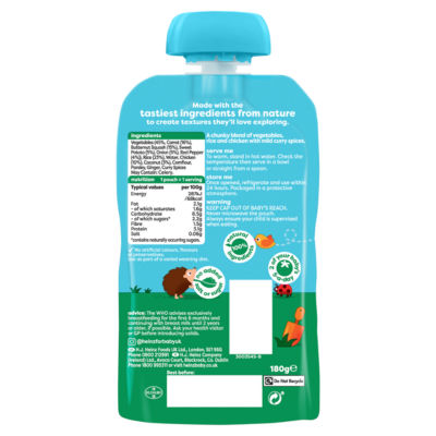 Thai Chicken Curry Pouch Baby Food 10+ Months 180g thumbnail 3