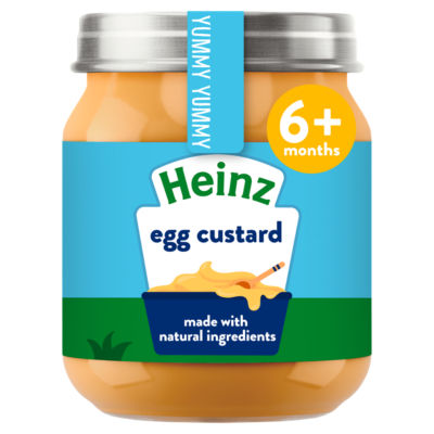 Egg Custard Baby Food Jar 6+ Months 120g