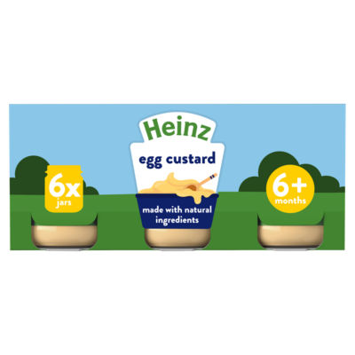 By Nature Egg Custard Jars Baby Food 6+ Months 6x120g thumbnail 2