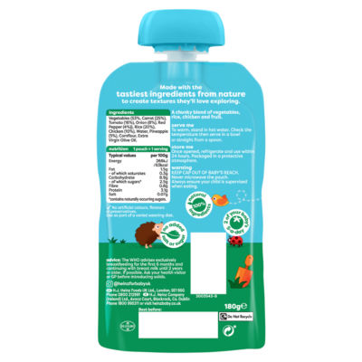 Sweet & Sour Chicken  Baby Food Pouch 10+ Months 180g thumbnail 3