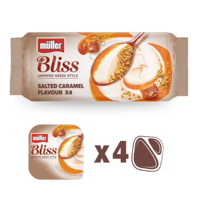Bliss Whipped Greek Style Salted Caramel Cheesecake Yogurts thumbnail 2